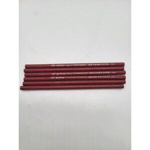 6 Eagle Chemi-Sealed Draughting Pencils 314 USA Untipped Unsharpened VTG Sketch